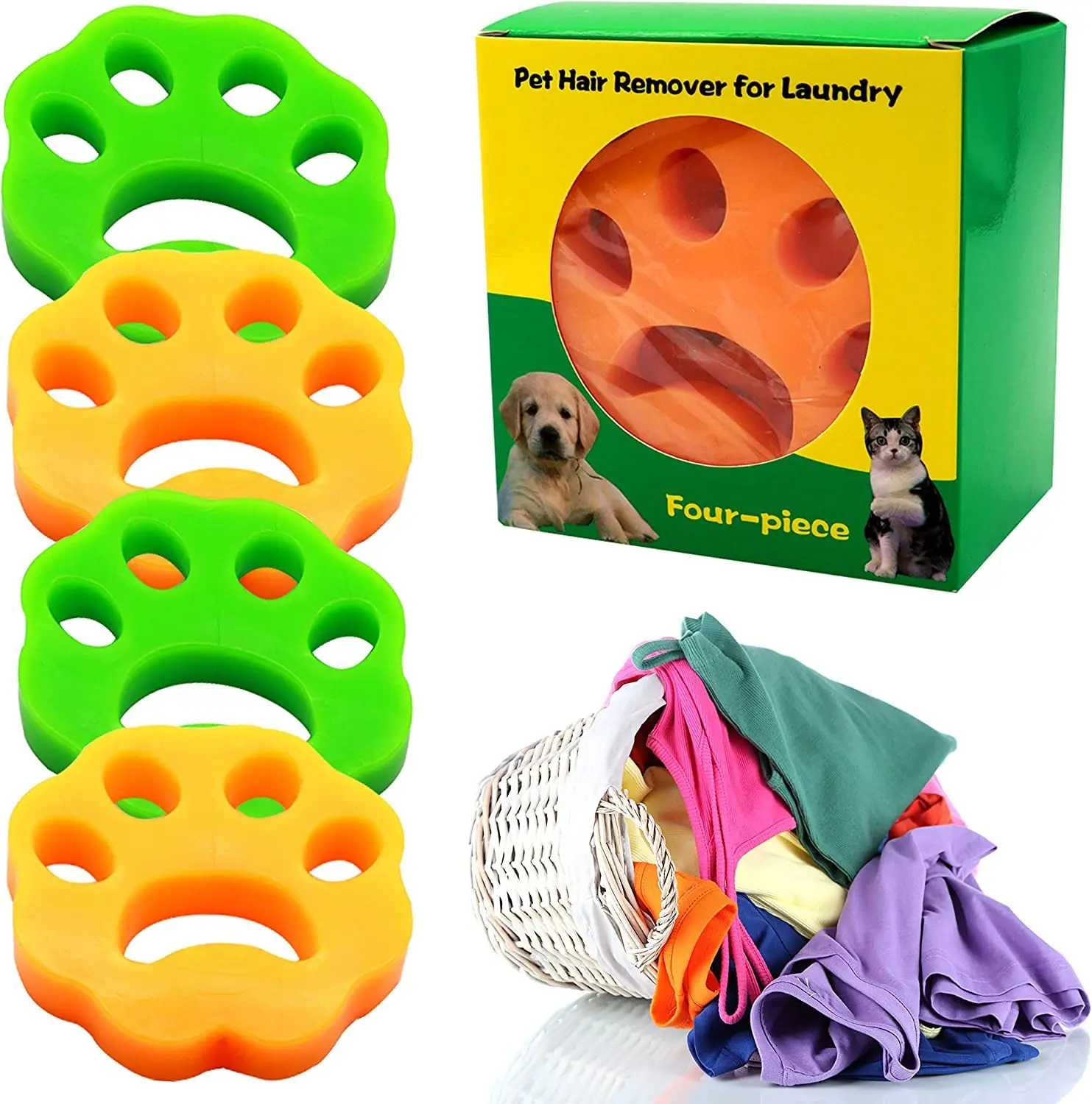 

Pet Hair Remover for Laundry, Lint Catcher, Laundry Catcher for Washing Machine, Reusable Dog Hair Remover for Laundry