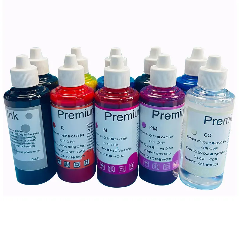 

8*100ml Premium Pigment Ink for Epson T054 T0540-T0544 T0547-T0549 cartridge Stylus Photo R800 R1800 Printer