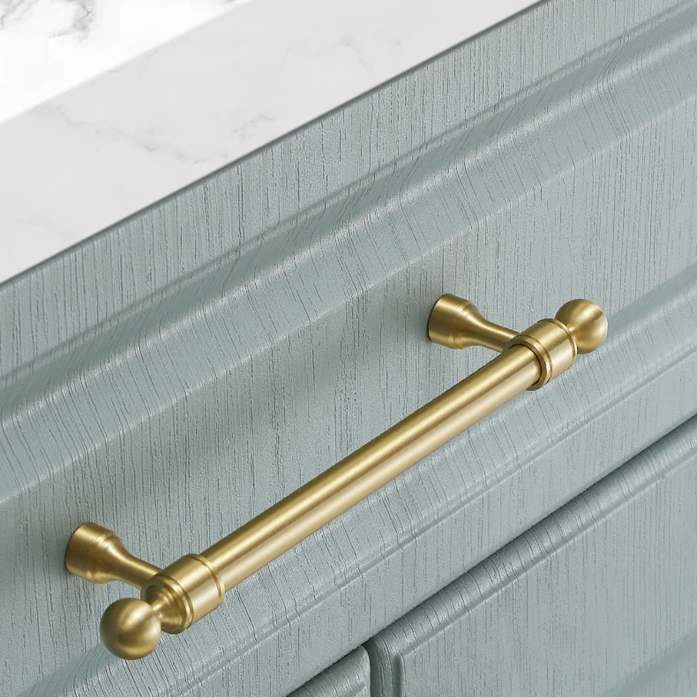 1pcs Gold Cabinet Handles Desk Drawer Pull Furniture Door Knob for Drawer Knob Furniture Hardware Kitchen Accessories