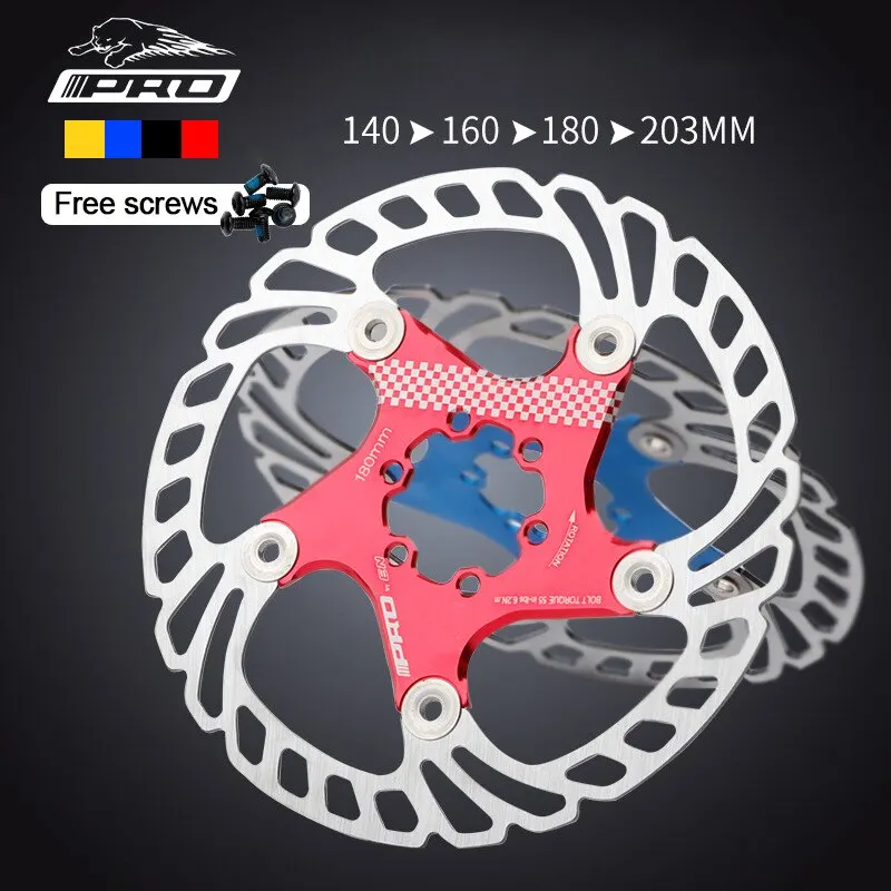 IIIPRO Bicycle Brake Rotor 140mm 160mm 180mm 203mm Disc Brake Rotor