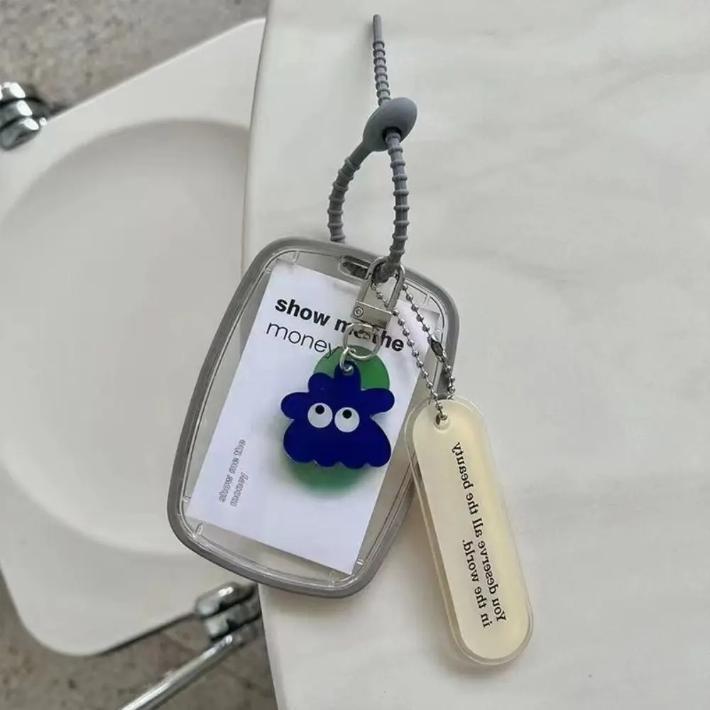 

Protective Case Kpop Star Photocard Holder Women Card Cover Korean Style Pendant Key Ring Ornaments INS Transparent Card Hold