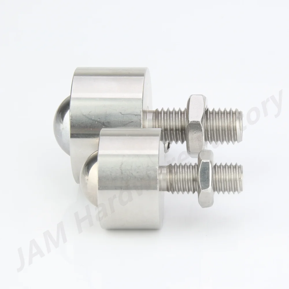 Ball Rollers MJ315 Presision Ball Stainless Steel Transfer Unit Wheel Roller Plungers With Lock-Nut