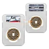 Big size 41-61mm Transparent Plastic Coin Holder Professional Coin Display Slab Grade Coins Storage Case Organizater case 3
