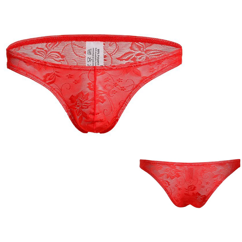 

Men Underpants Briefs Original Triangle Panties Mesh Lace Underwear Swimming Trunks Cool Panties For Men Bikini Underwear 2023