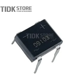 10PCS Rectifier Bridge Diodes, SOP4/DIP6 Package, 100% New (DB103 DIP6)