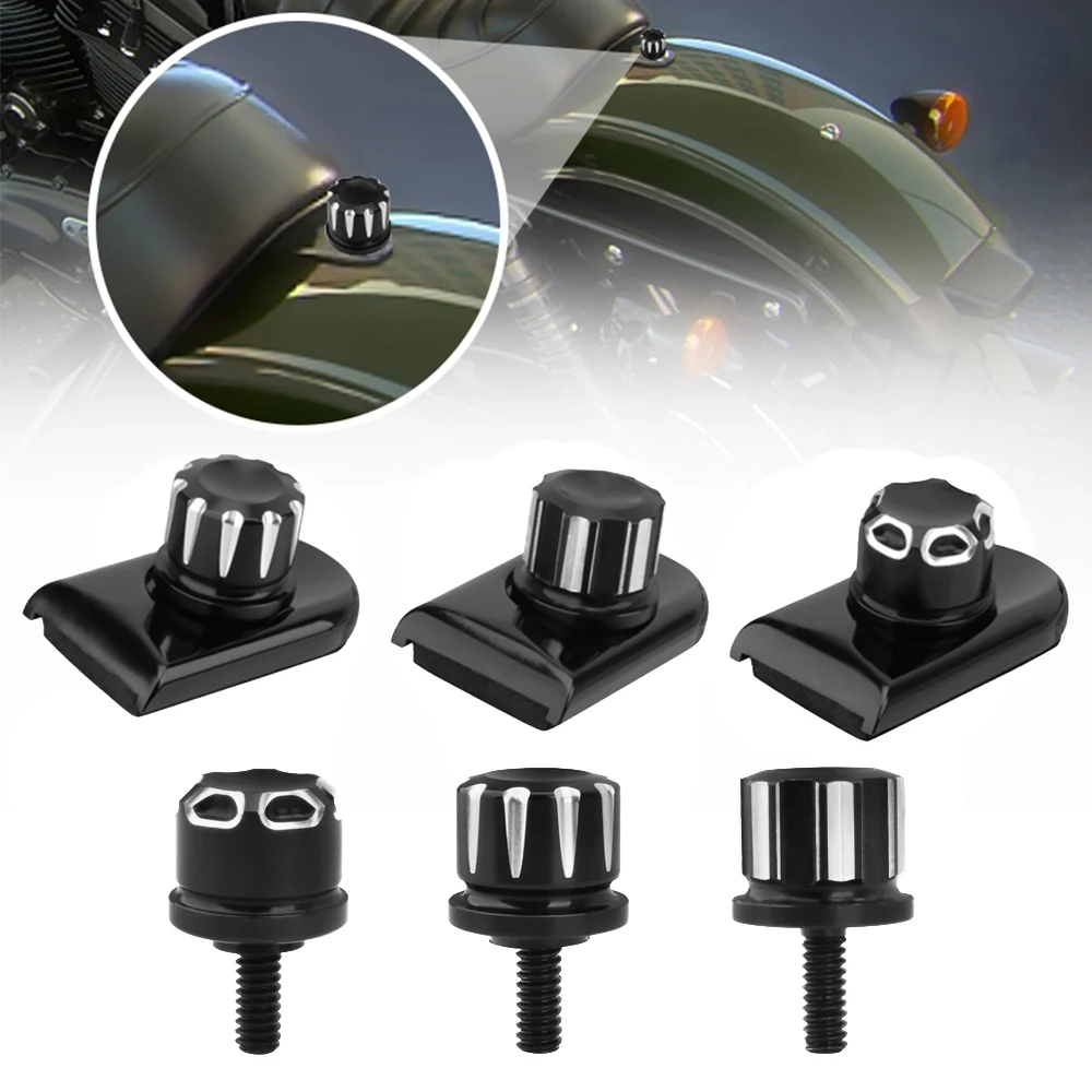 

CNC Motorcycle Rear Fender Seat Bolt Screw Cover For Harley Touring Road King Street Glide Softail Dyna Sportster XL Street Bob