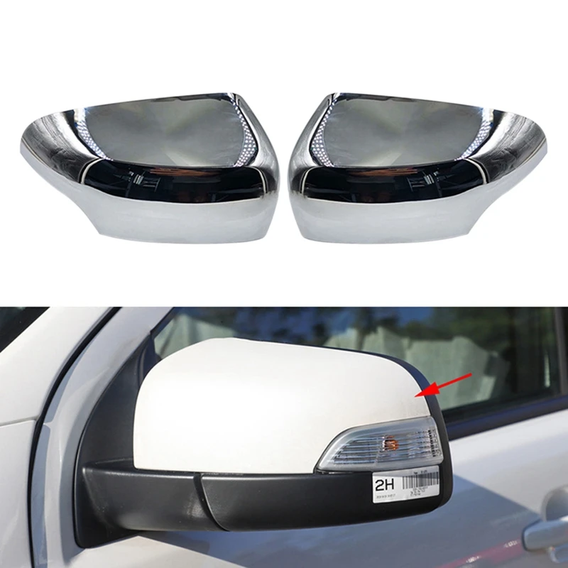 Chrome Car Rear View Mirror Cover-Side Mirror Cover Cap for Ford F-150 F150 2016-2020 Auto Replacement Parts 