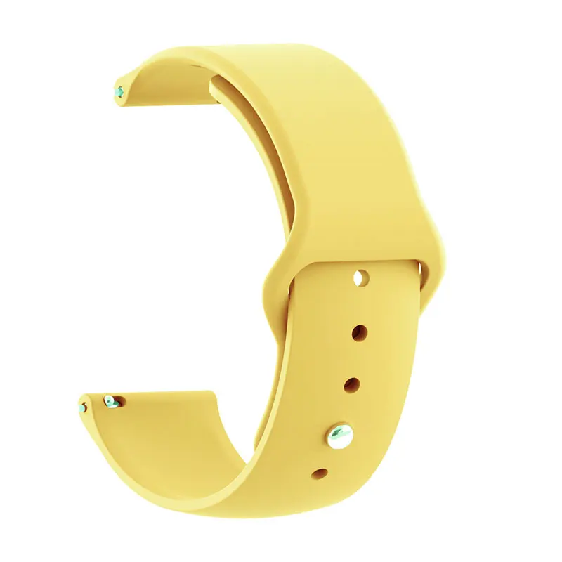 Silicone Watch Strap - 20mm/22mm Adjustable Band, Universal Fit