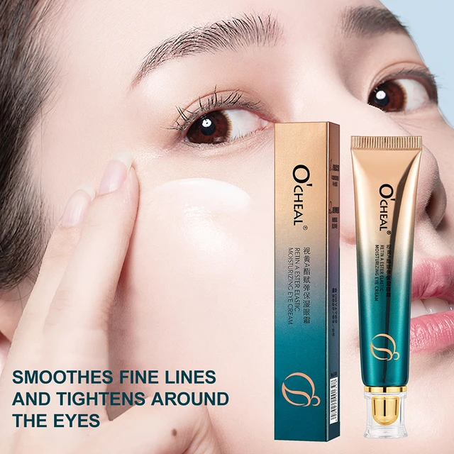 OCHEAL Eye Moisturizing Cream Fades Fine Lines Anti Dark Circles Eye Serum Remove Eye Bag Puffiness Anti-Aging Firmness Eye Care 3