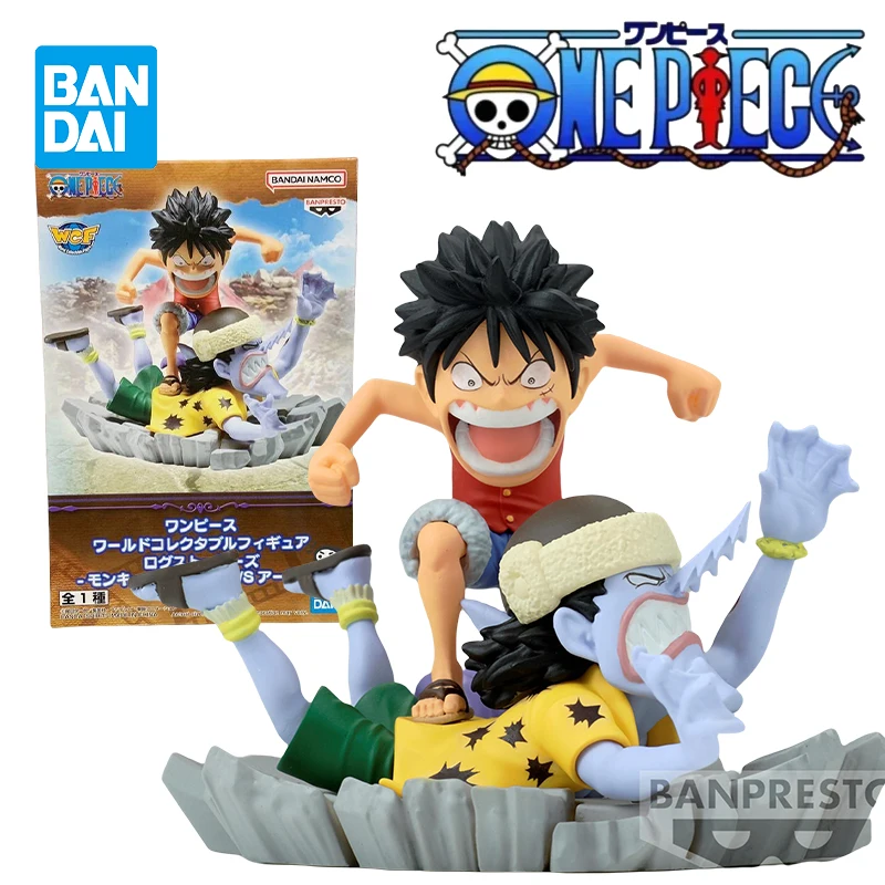 

Original Bandai One Piece WCF LOG STORIES Arlong Monkey D Luffy Anime Figures Doll Trendy Toy Birthday Gift Collectible Ornament