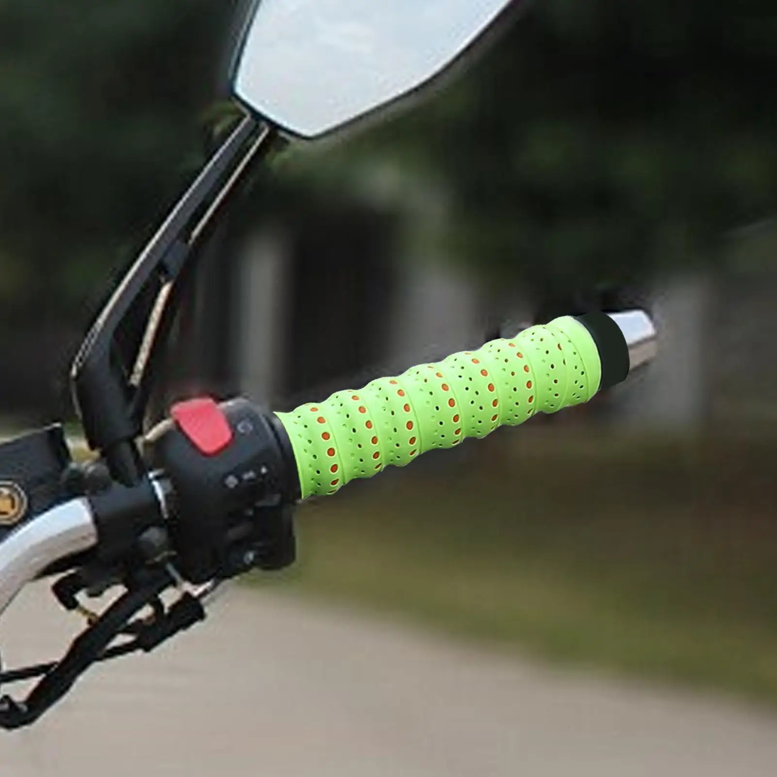 1pcs Cycling Handle Wrap Non-Slip PU Cycling Handle Wraps Non-slip Comfortable Handlebar Wraps Bar Tapes For Mountain Cycle