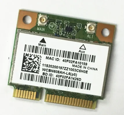 Новинка для Atheros AR5B225 AR9485 Half Mini PCI-E Wi-Fi Bluetooth 4,0 Беспроводная карта для Lenovo G400 G400S G500 G405 M490