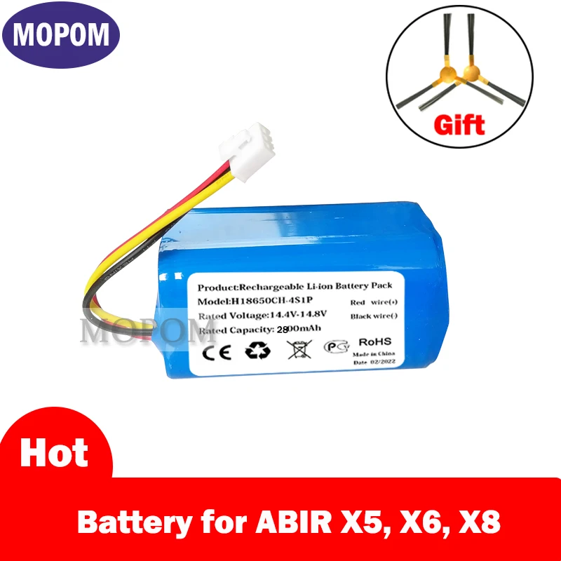 New-2800mAh-Li-ion-Battery-Pack-For-ABIR-X5-ABIR-X6-ABIR-X8-Robot ...