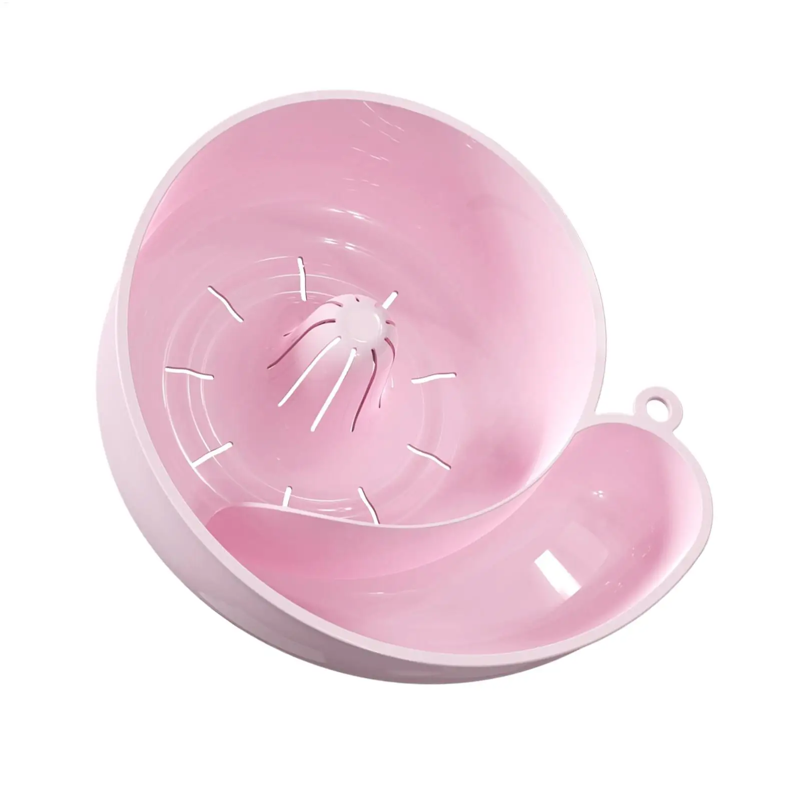 Snail Shaped Automatic Fruit Washing Drain Vegetable Cleaning Basket Fruit Plate Filter Food Grade Fruit Salad Washing Basket