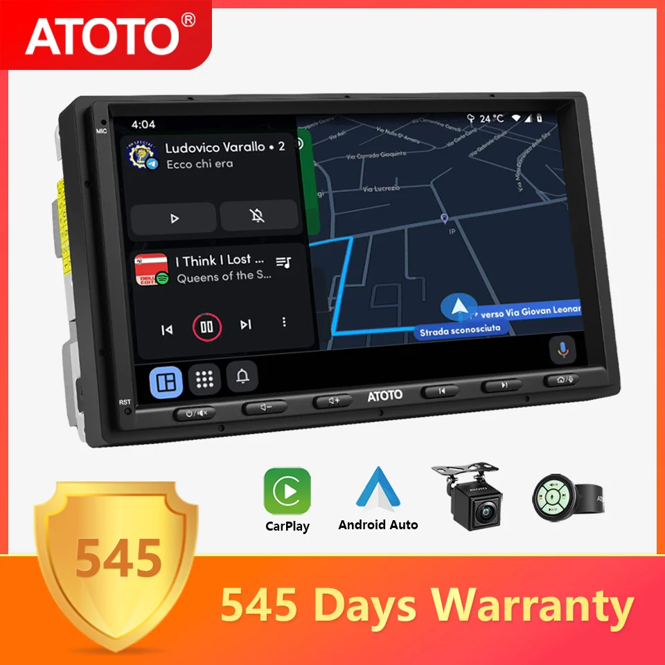 ✳️ ANDROID ATOTO 2G+32G CARPLAY✳️ Android Auto ATOTO A6 7IN 2DIN Android Car Stereo-2G+32G Wireless