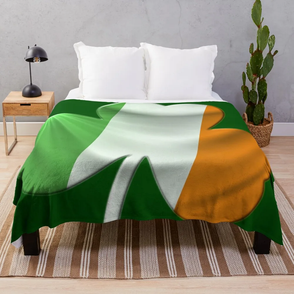 

IRISH SHAMROCK Throw Blanket Designers for sofa Soft Plaid Blankets