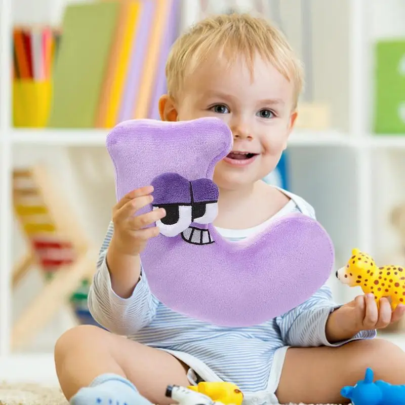 Alphabets Lore Plush Toy Soft Pillow Ornament Collectible Stuffed Animal Dolls Birthday Christmas Gift for Kids Boy Girl 6