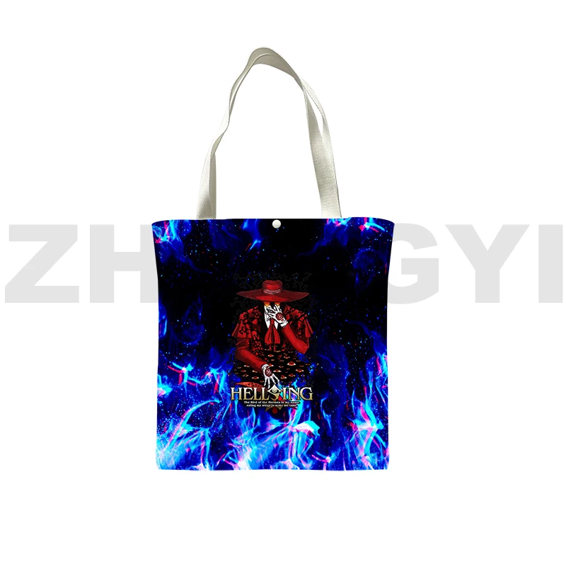 

Японские сумки через плечо в стиле аниме, повседневная Холщовая Сумка для покупок с объемным рисунком манги, глаз из аниме, Большая мужская Сумка-тоут