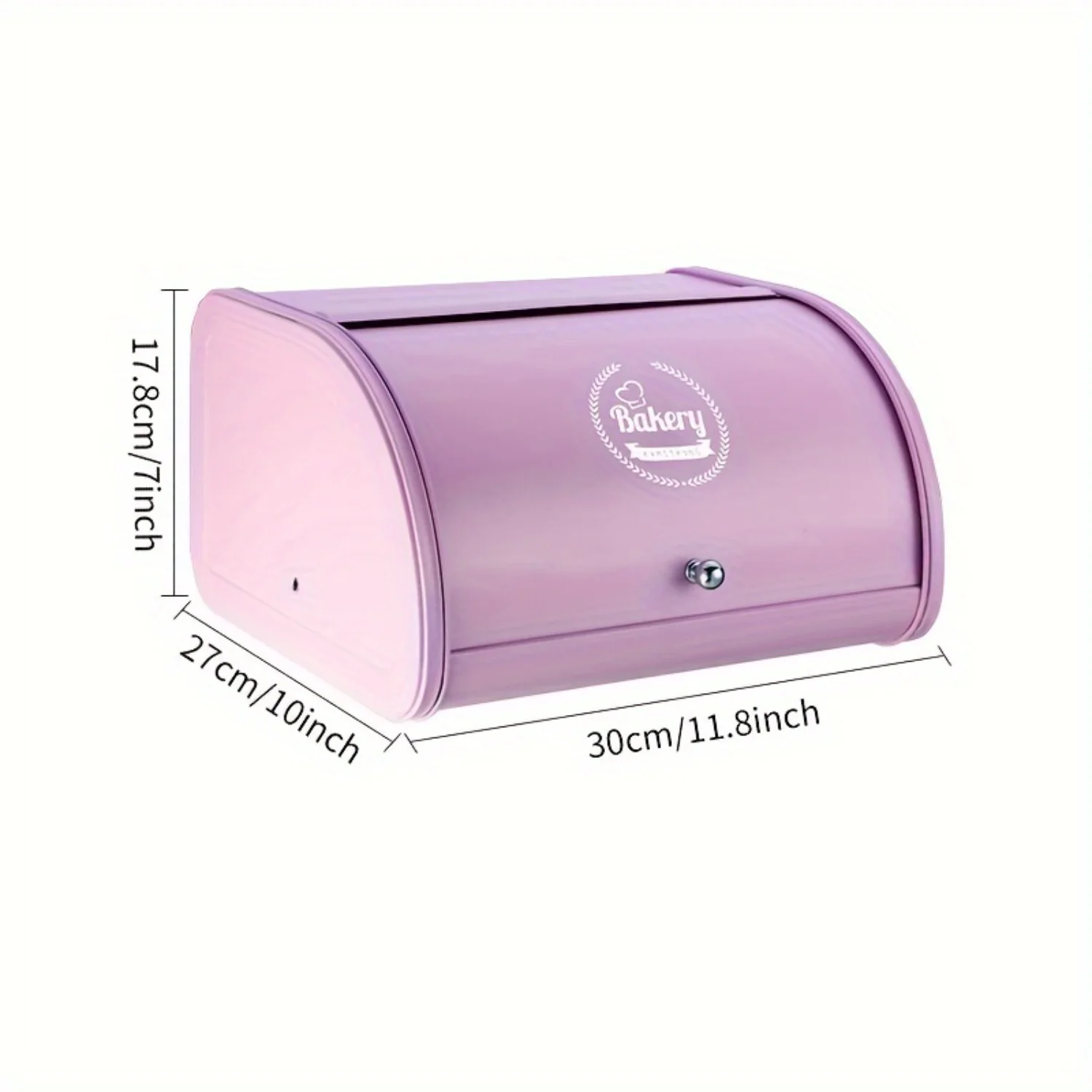 1pc Reusable Bread Box with Lid-Dust-Proof and Sealed Countertop for Fresh Bread-Ideal for Kitchen and Baking Shop Organ