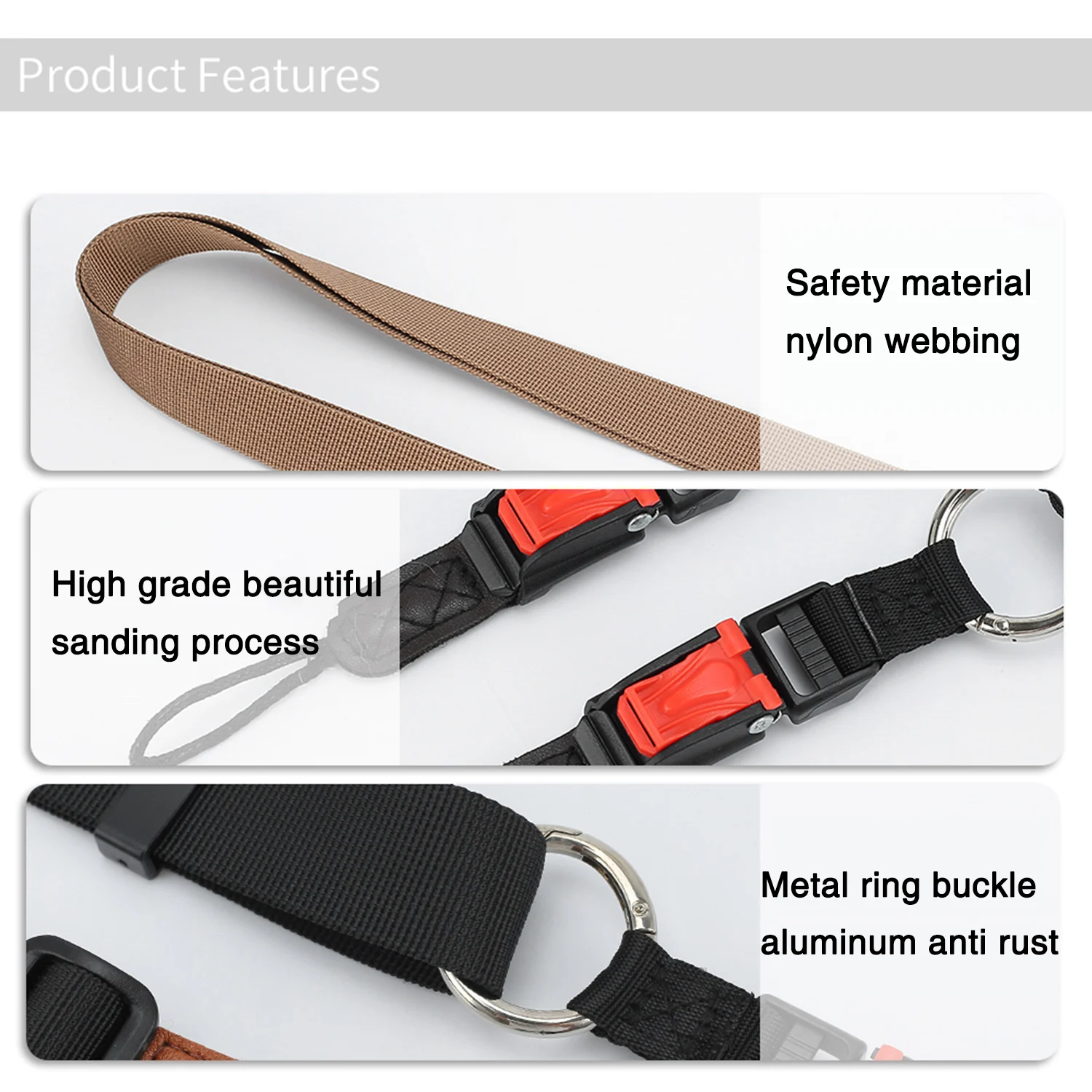 Adjustable Shoulder Strap with Ring