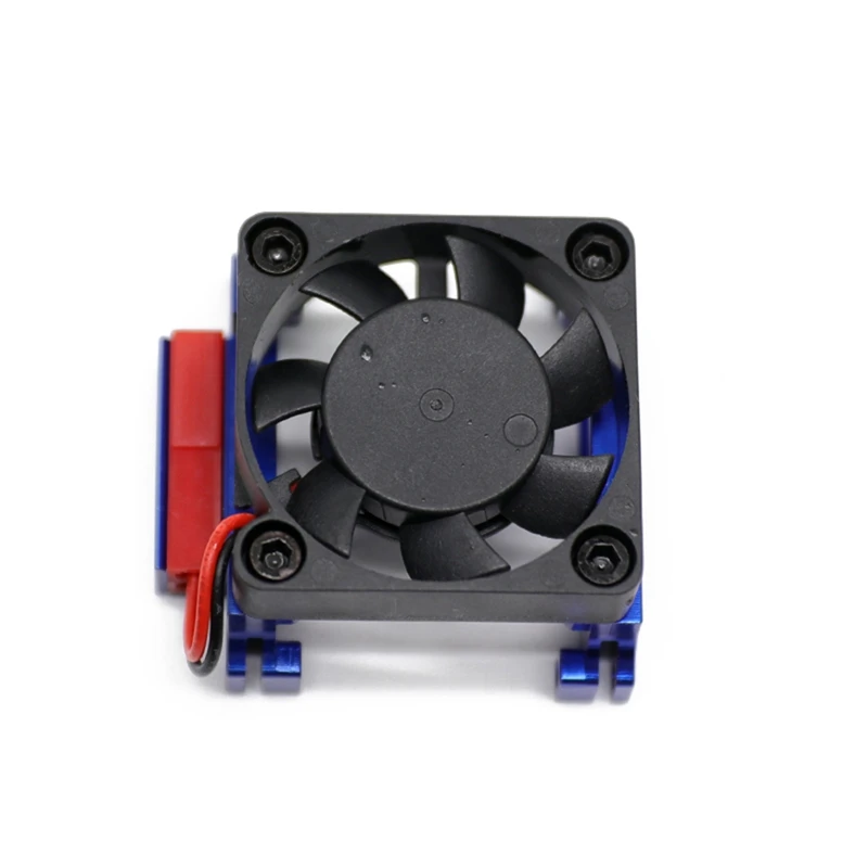 2X Metal Velineon VXL-3 VXL 3S ESC Heat Sink Cooling Fan For Traxxas Bandit Rustler Stampede Slash 2Wd / 4X4 VXL Parts-AAAE