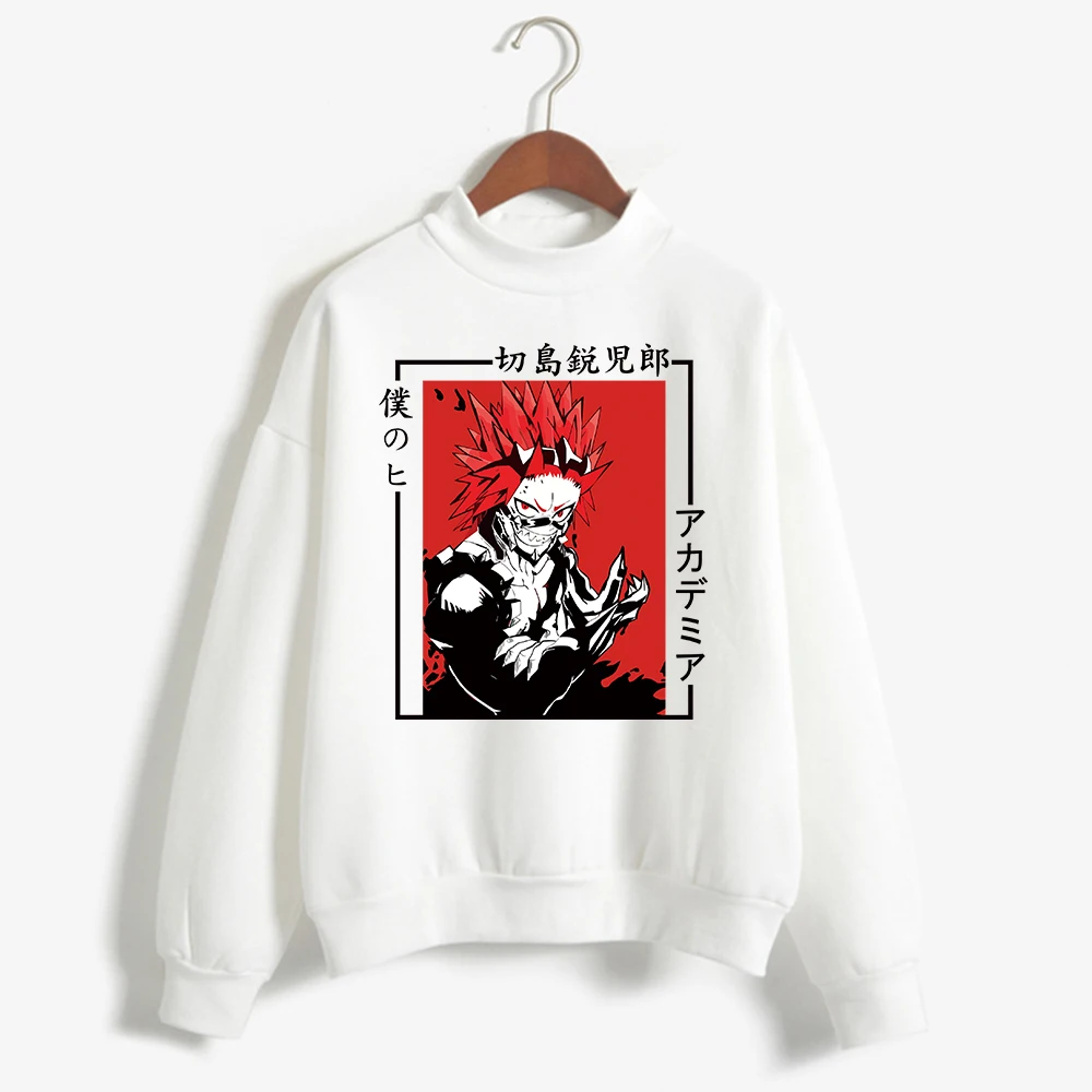 

My Hero Academia Eijiro Kirishima Men Women Casual O-neck Harajuku Sweatshirt Funny Hoodie