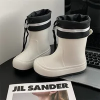 Einfarbige-Regenstiefel, Unisex – Bild 4
