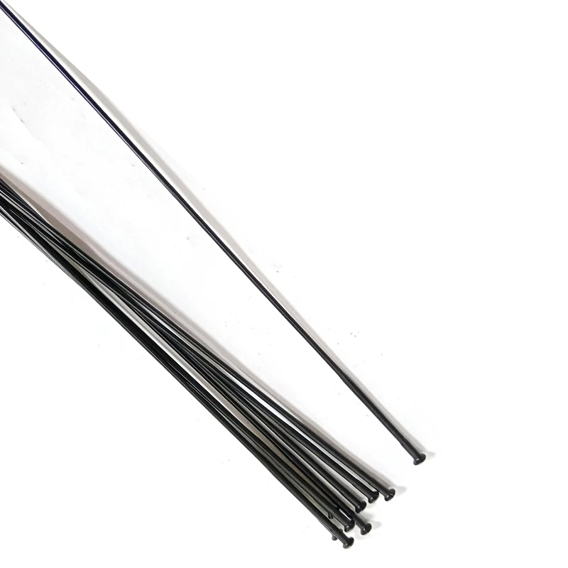 Pillar TB2015 Bike Spoke FG14 2.0mm About 4.3g(260mm) straight pull Triple Butted Stainless Steel Black 255-306mm 4pcs/lot bicycle parts bike accessories bicycle spokes