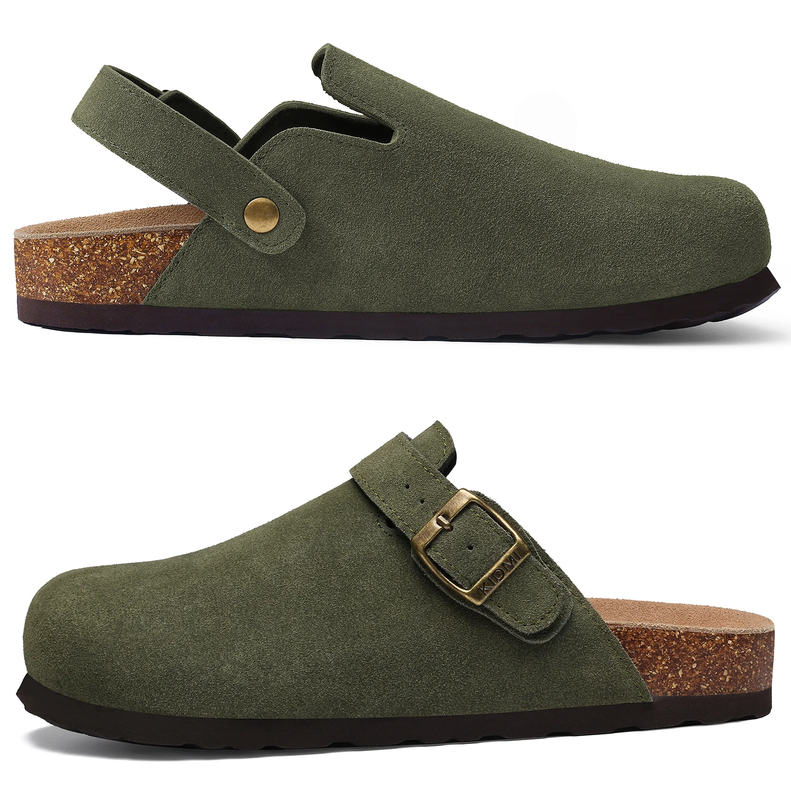 COW suede-Green