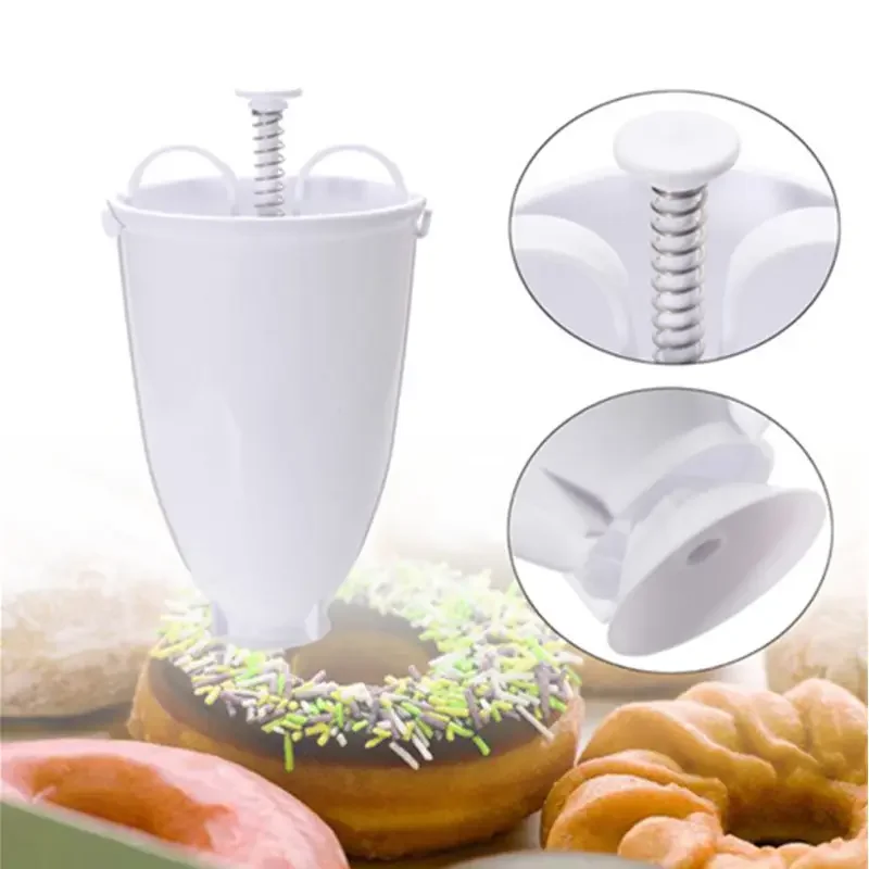 DIY Confectionery Pastry Baking Tools  Donut Maker Dispenser  Donut Making Artifact Creative Dessert MoldKitchen Gadget Bakeware