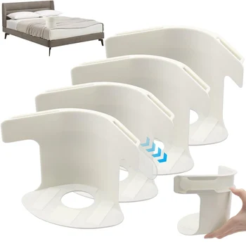 Cinghie per pinze per lenzuola angolari da 4 pezzi, cinghie per materasso resistenti per tutte le dimensioni di lenzuola, supporti per lenzuola antiscivolo Lenzuola sicure 1