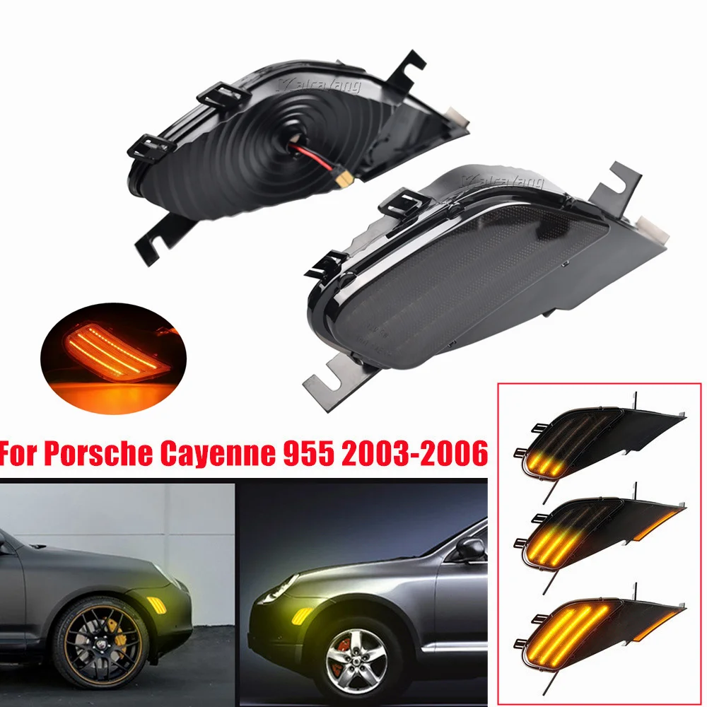 

2 шт., фонари для поворотников Porsche Cayenne 955 2003 2004 2005 2006