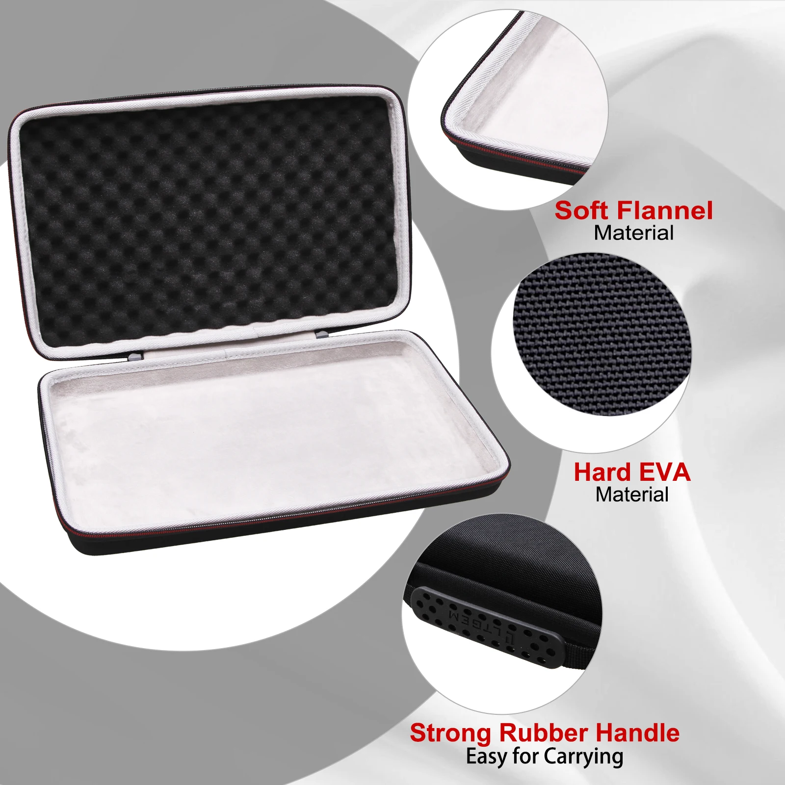 LTGEM Controller Case for Arturia MiniLab 3 Mini Hybrid Keyboard Controller - Hard Storage Travel Protective Carrying Bag
