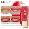 Nude Brown Plumping Lip Gloss Moisturising Fruit Lip Oil Transparent Fullness Lips Tint Soft Tube Makeup Applicator Beauty Care 5