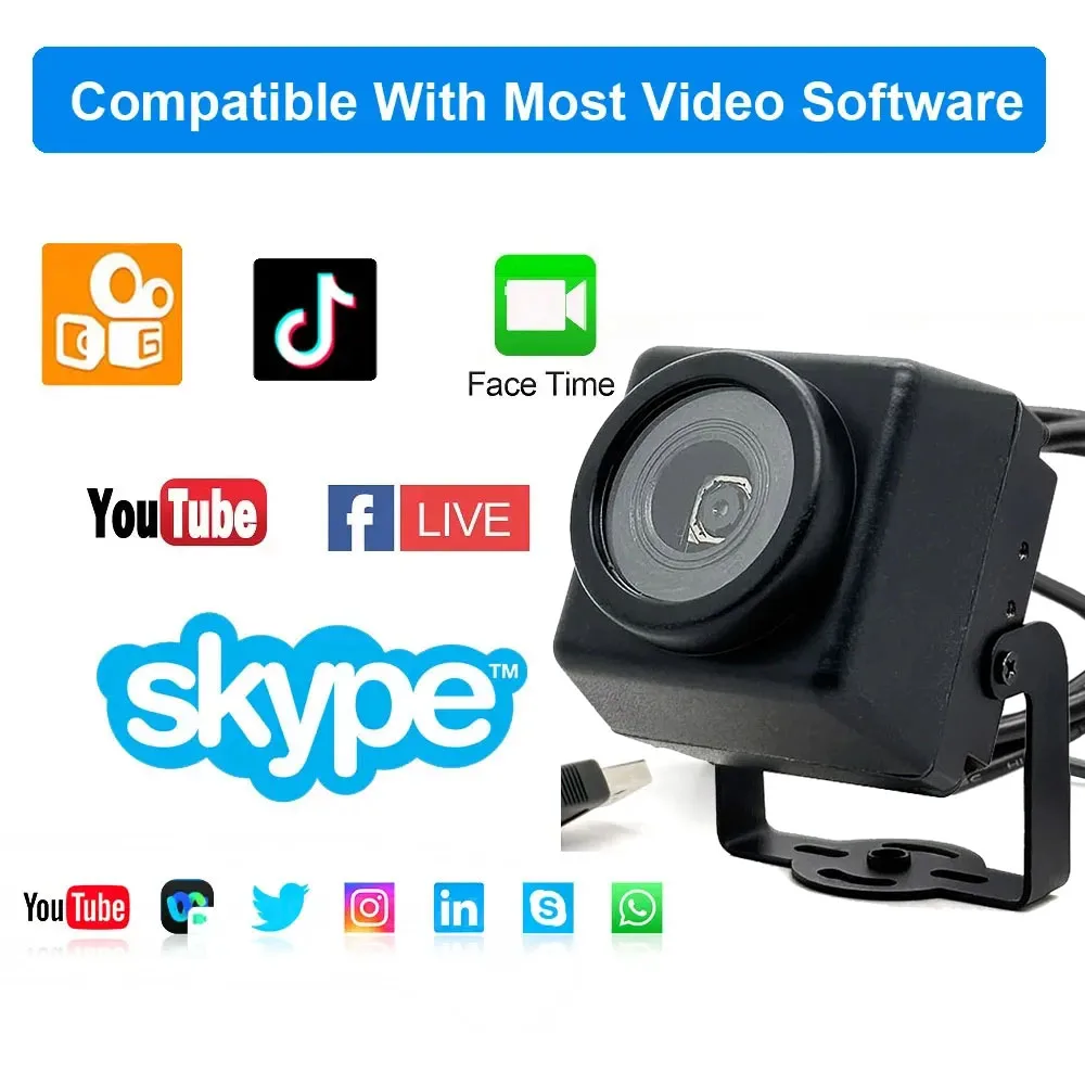 Waterproof Industrial 4K PC Video Webcam HD 8MP CMOS IMX179 Sensor 3264 X 2448 Mjpeg Autofocus OTG UVC Plug and Play USB 2.0 Cam