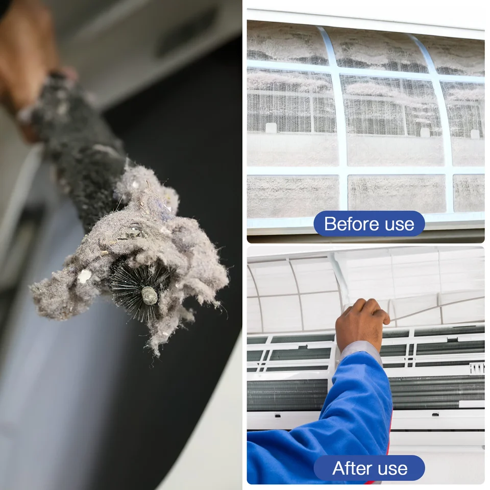 Plumeau Pour Le Nettoyage, Plumeau Long, Nettoyeur De Poussière à Espace Extensible Avec