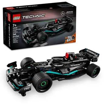 LEGO Technic Mercedes-AMG F1 W14 E Performance Pull-Back Car Toy, Vehicle Building Set Mercedes Race Car Toy 42165