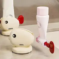 1pcs Whale Rolling Suction Cup Toothpaste Tube Squeezer Manual Squeezer Toothpaste Easy Portable Dispenser Bathroom Accessories 2