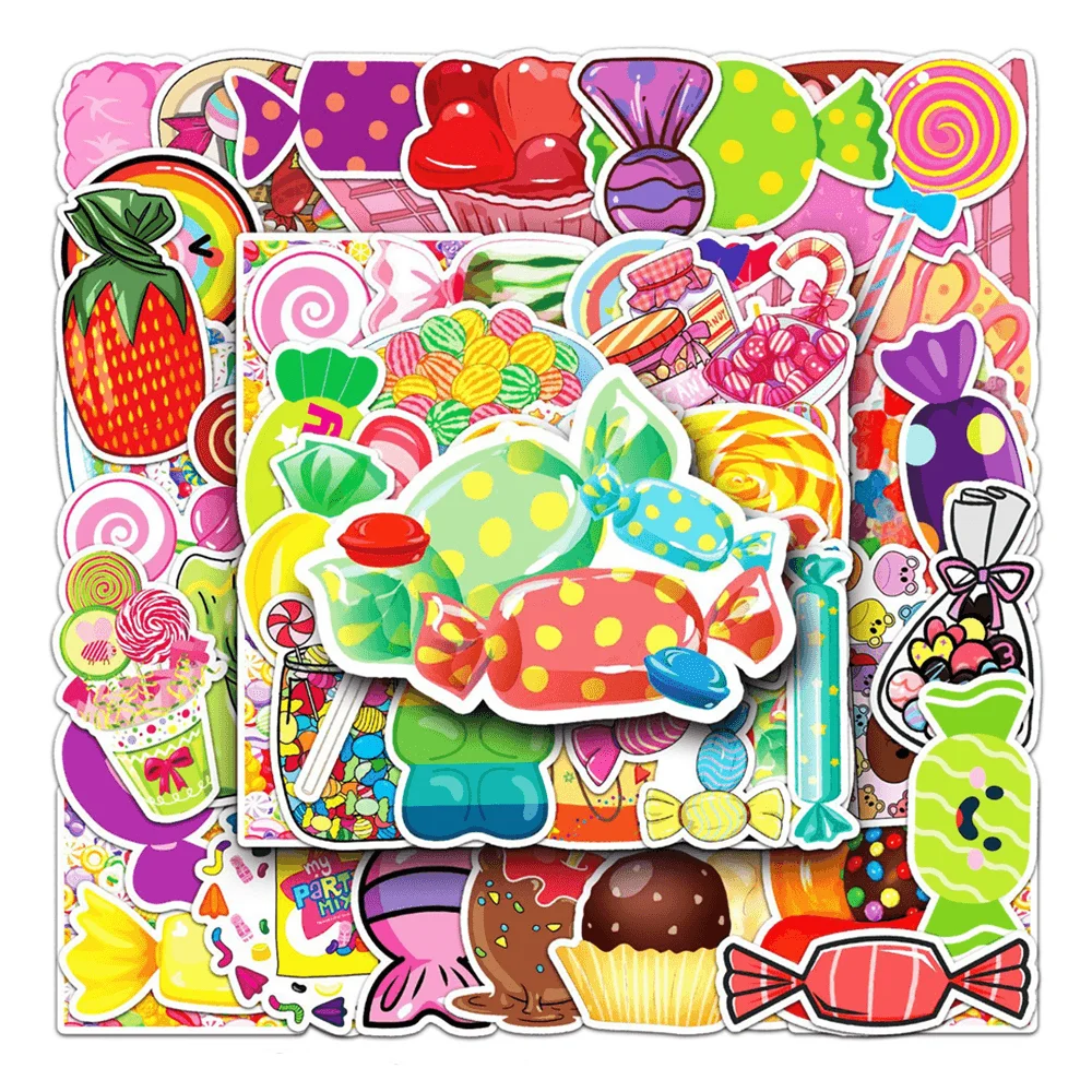 100pcs Donuts, Hamburgers, Animals Food Stickers For Scrapbooking,  Journaling, Planner, Card Making