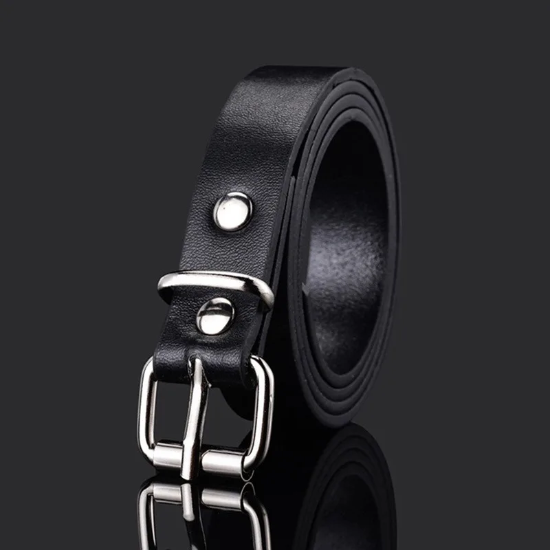 

Spring New Teens Belt Casual Retro Pu Microfiber Leather Belt Washed Waistband for Boys Girls Leather Belt Factory Direct Solid