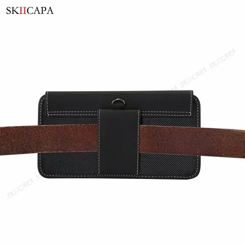 Universal Oxford Cloth Phone Pouch with Belt Clip Cover