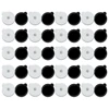 Reusable Tens Electrode Pads Electrostimulation Patches Acupuncture Physiotherapy Ems Nerve Muscle Stimulator Gel Sticker