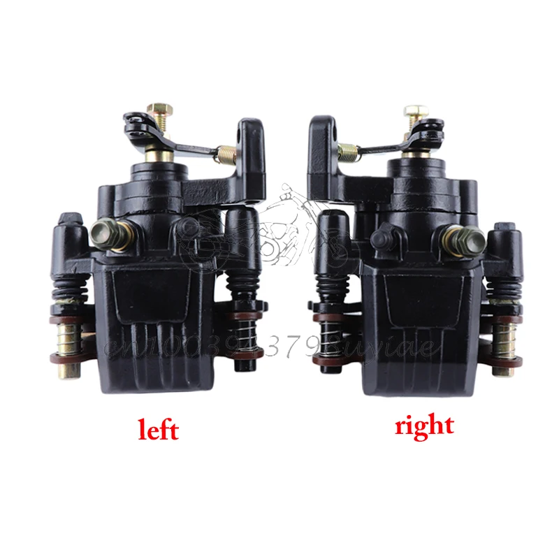 Left/Right 90mm Rear Hydraulic Brake Caliper For Jinling ATV Quad 250CC EEC JLA-21B Accessories Dirt Pit Pro Bike Modified Parts left right 90mm rear hydraulic brake caliper for jinling atv quad 250cc eec jla 21b accessories pit pro bike parts