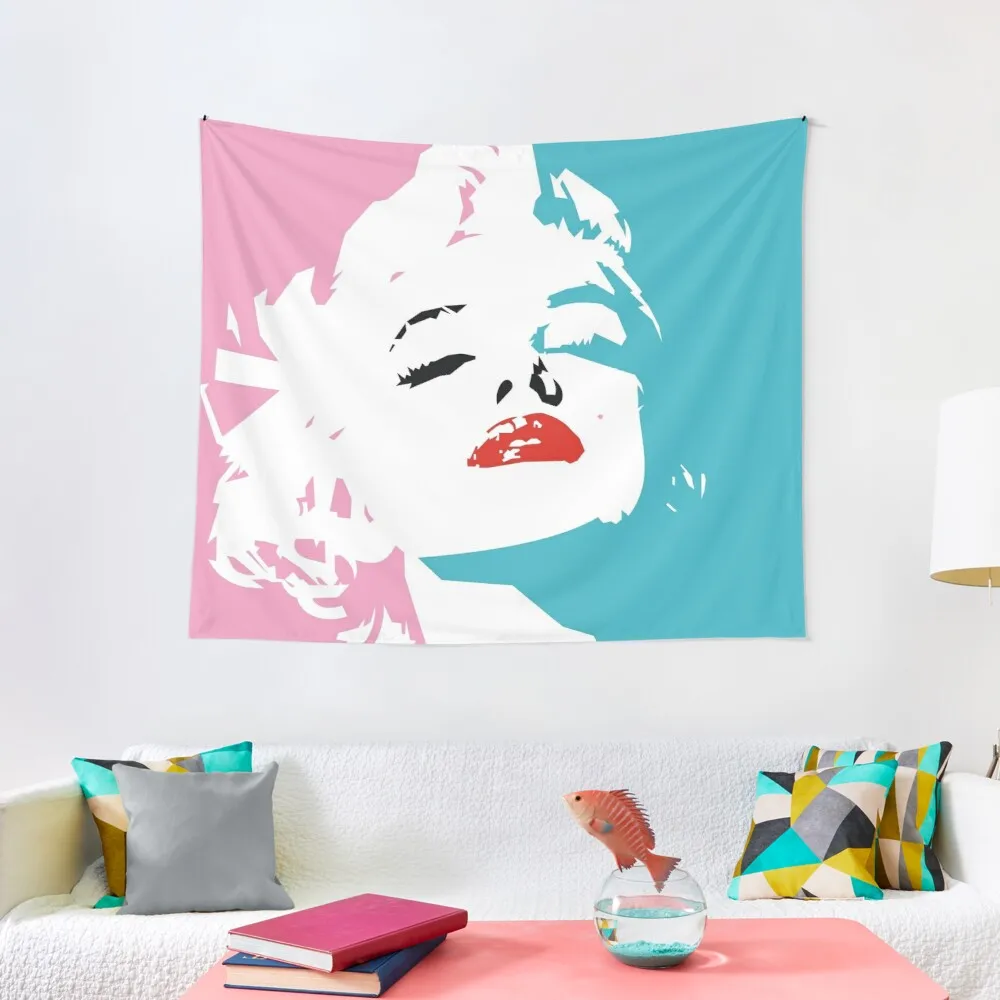 

Marilyn Monroe Tapestry Panoramic Wallpaper Tapestry Aesthetic Room Decoration