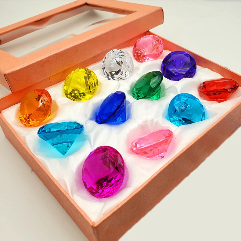 Crystal Diamond Plastic Toys  Diamond Plastic Children Toy