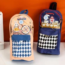 

4PCS/LOT The Magic Mansion Theme Cool Cartoon Pencil Bags 2022 New Back To School Stationery Gift Boys Girls Gift