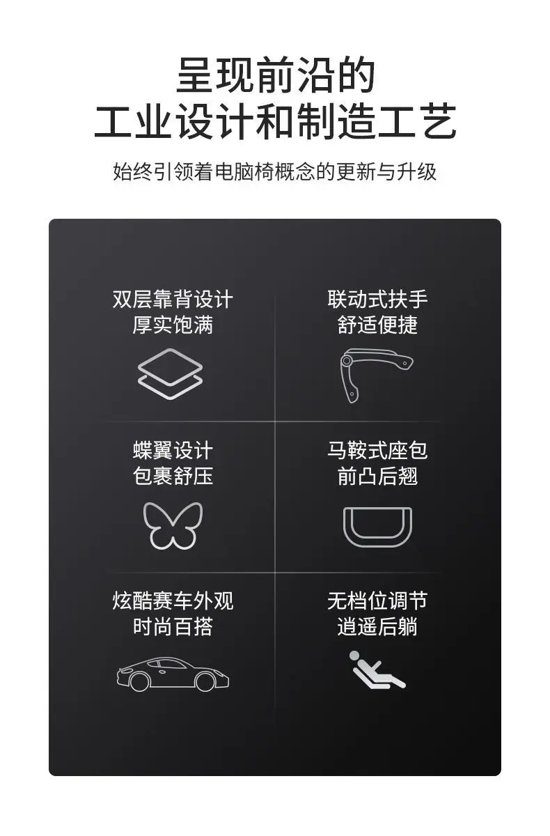 Description Picture 3 of itemCadeira Gamar Lift Ergonomic Gaming Computer Chair Gamer Pc Adjustable Office Chairs Latex Cushion Foot Rest Sedia Gamimg