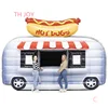 Outdoor Portable inflatable tent snack food truck, pop corn booth, inflatable drink car stand 5