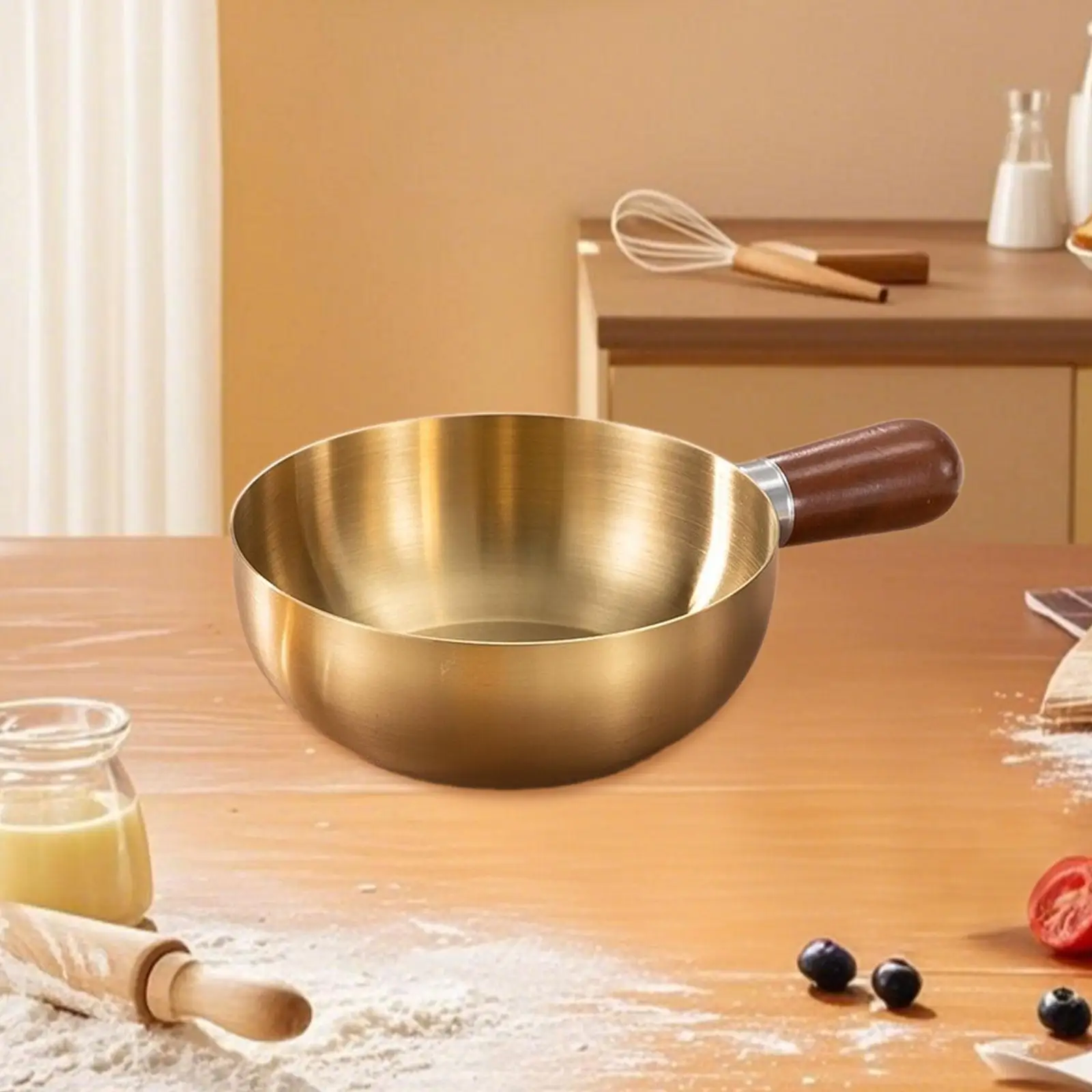Mini Hot Milk Pot Non Slip for Boiling Kitchen Cookware Mini Sauce Pan