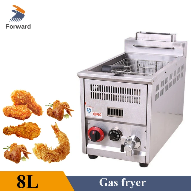 Kitchen Equipment Double Tank Table Top Fish Fryer for Snack